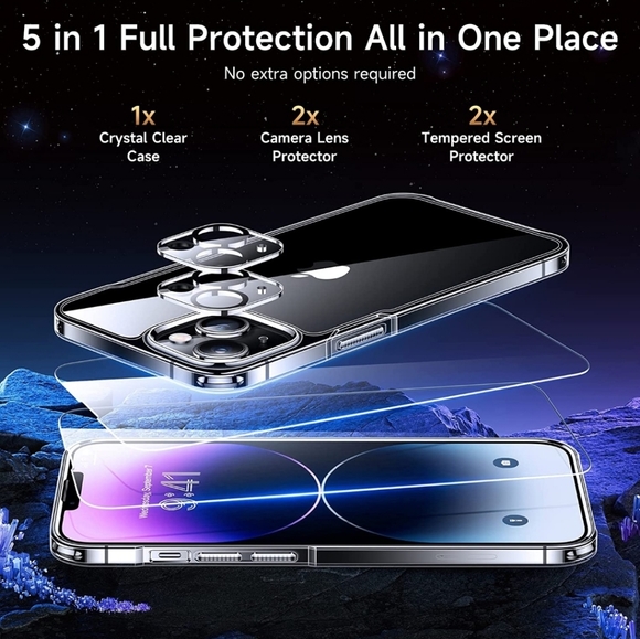 NEW iPhone 14 Transparent Phone Case - Picture 4 of 4